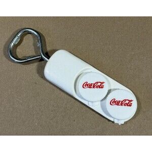 Vintage Coca-Cola Hand Held Bottle Opener w/ 2 Caps for Bottles Thomasville, GA